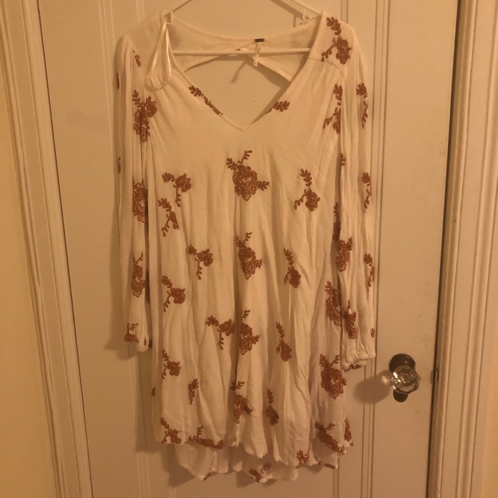 Free People embroidered dress